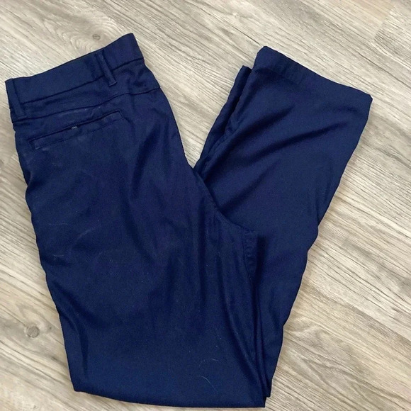 Land's End Traditional Fit Travel Chinos Navy Blue Sz 34x30 - Picture 5 of 9
